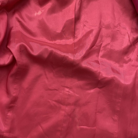 Tibi Asymmetrical Ruffle Wool Coat - Pink - Tibi Size 6 - Picture 8 of 8